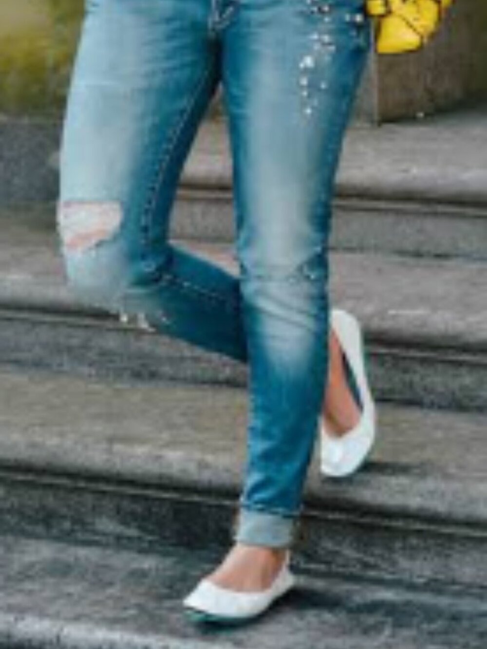 Diamond white croc Tieks